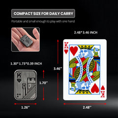 ITOKEY poker slider desk setup shows convenient anti-stress focus at work.
