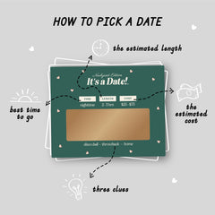 It's a Date! Gift-ready box ideal for weddings, bridal showers, engagements.