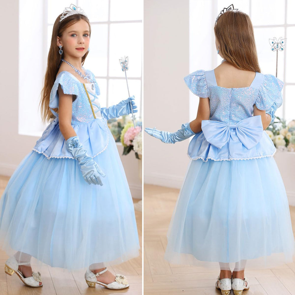 iTVTi Princess Cinderella costume petal waist design flatters the figure