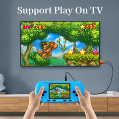 iucpss handheld games durable abs shell conveys kid friendly durability