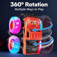 iValea Monster Trucks LED dual-color wheels light up during spins