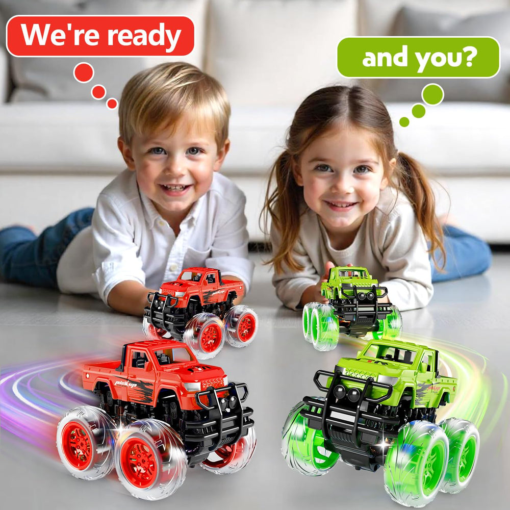 iValea Monster Trucks toddler-friendly size fits small hands
