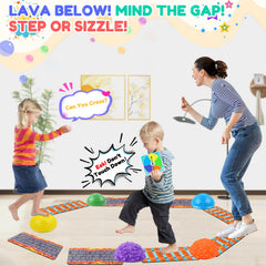 IVENRXIU balance pods floor mats focus on coordination during active play.