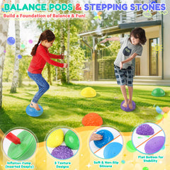 IVENRXIU lava eruption pattern mats energize kids during indoor sessions.