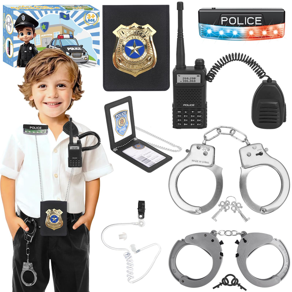 IVENRXIU Police Toys Walkie-Talkie for kids enhances pretend play communication.