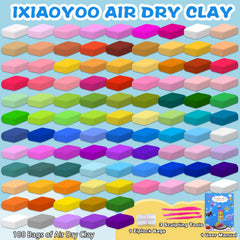 Ixiaoyoo colorful modeling clay with soft, pliable texture