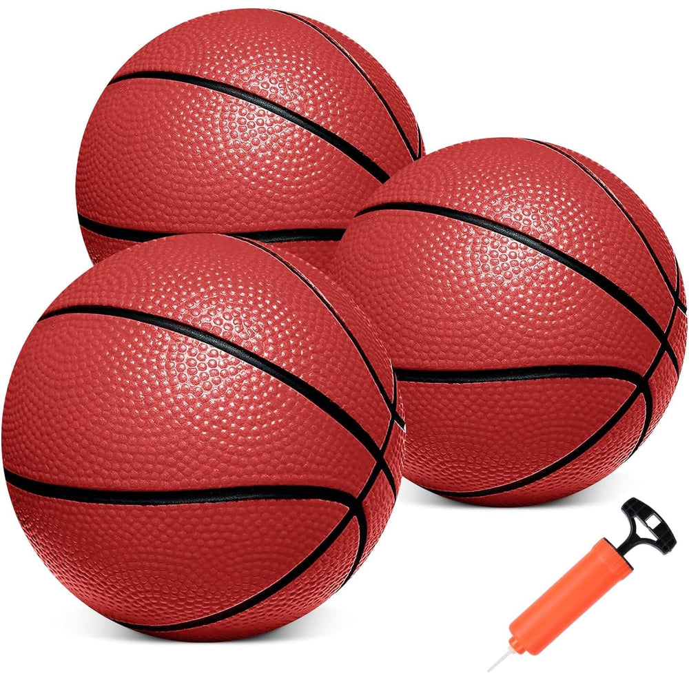 Iyoyo mini basketballs 6 inch set for indoor play with small hands.