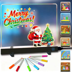 IYT Lumiboard light-up drawing board with vibrant RGB glow for kids' art