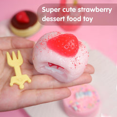 IZEO dessert squishies in soft material designed for gentle squeezing sessions