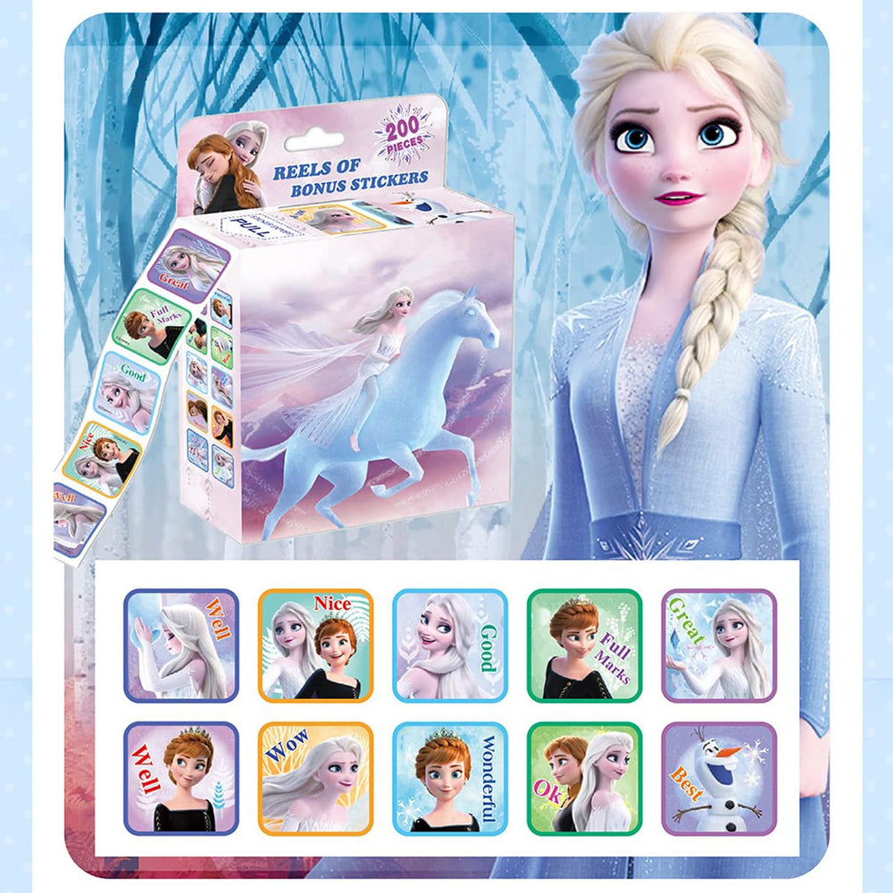 IZKICN Easy-peel princess stickers simplify crafts and labeling tasks.