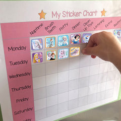 IZKICN Princess stickers suit teachers decorating charts, folders, and planners.