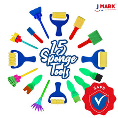 J MARK painting brushes and tools designed for tiny hands to build fine motor skills.