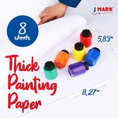 Set of J MARK painting brushes designed for tiny hands and varied textures