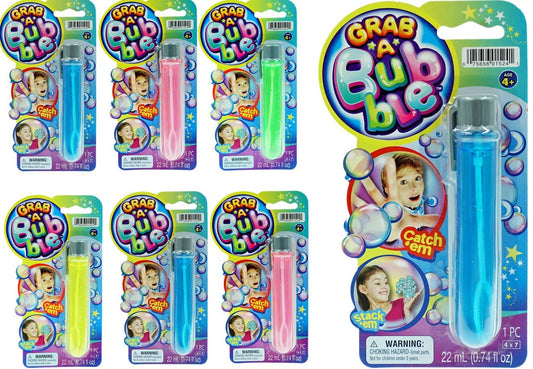 JA-RU Grab a Bubble green tube touchable wand for interactive, tactile bubble play
