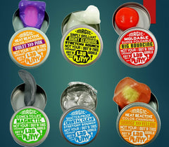 JA-RU color-changing lab putty showing color shifts during play.