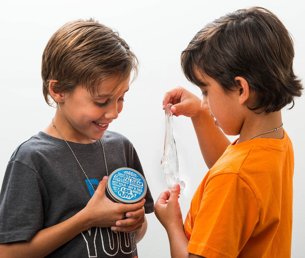 JA-RU metallic tins keep putty organized and portable.