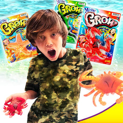 JA-RU Magic Grow crab grows in water for imaginative play