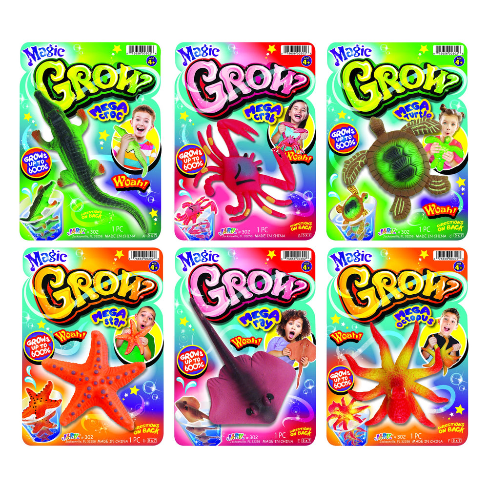 JA-RU Magic Grow starfish expands in water for bath time fun