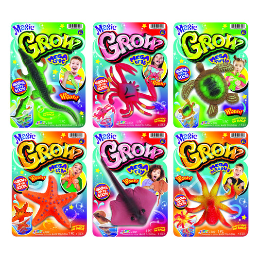 JA-RU Magic Grow starfish expands in water for bath time fun