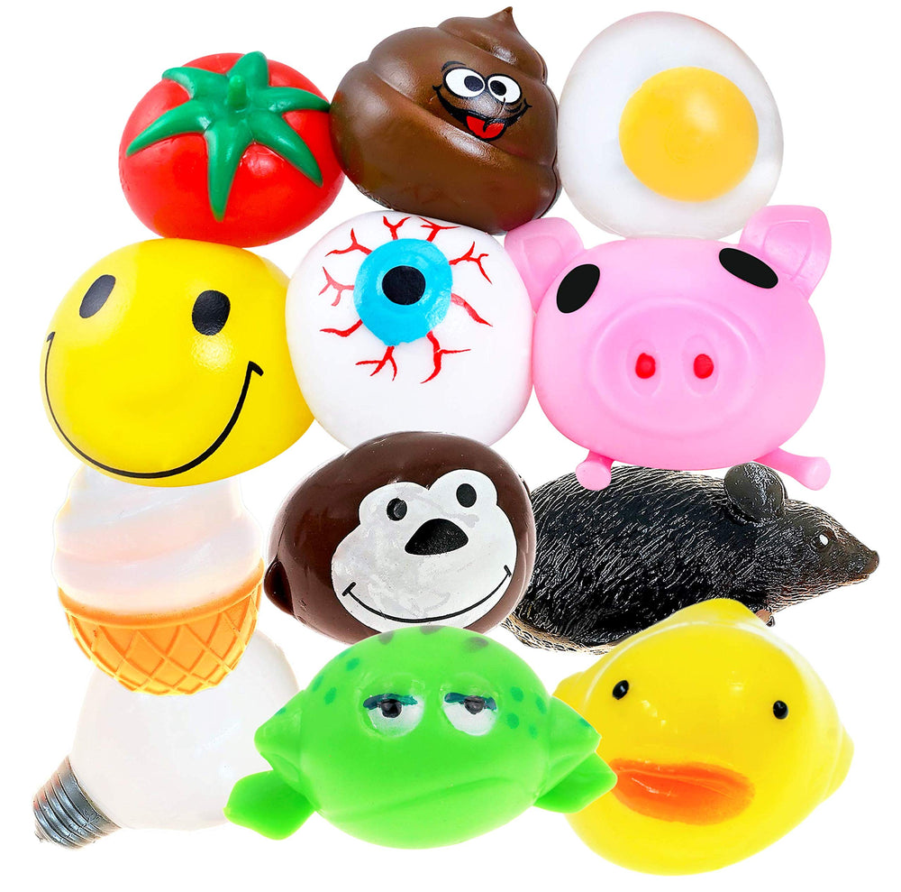 JA-RU Splat Ball frog versatile fidget toy for all ages.