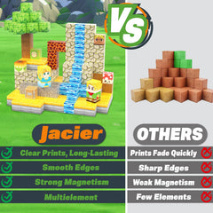 Jacier sensory feedback from shaking blocks enhances hand-eye coordination.