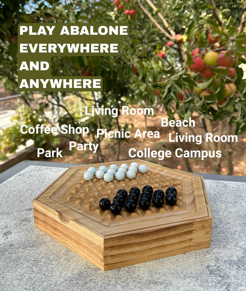 Jackaroo World Abalone push-move action highlights tactical control during matches