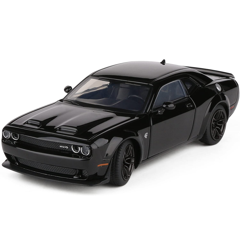 The JACKIEKIM Dodge Challenger 1:32 diecast model, zinc alloy body for durable display.