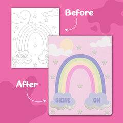 jackinthebox pastel paints seven colors for vibrant unicorn art
