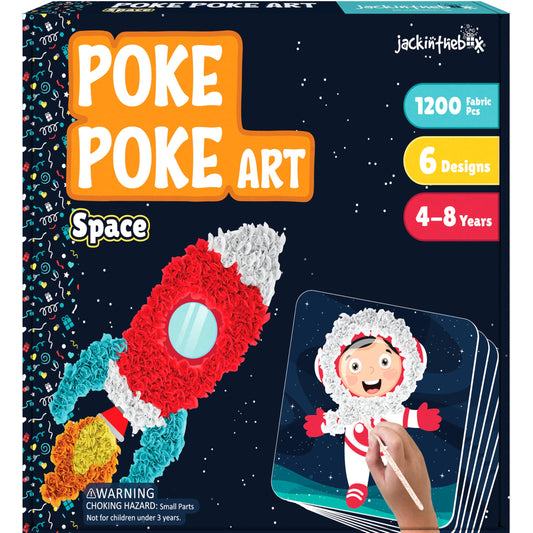 jackinthebox Poke Poke Space Sun design mess-free space art for kids