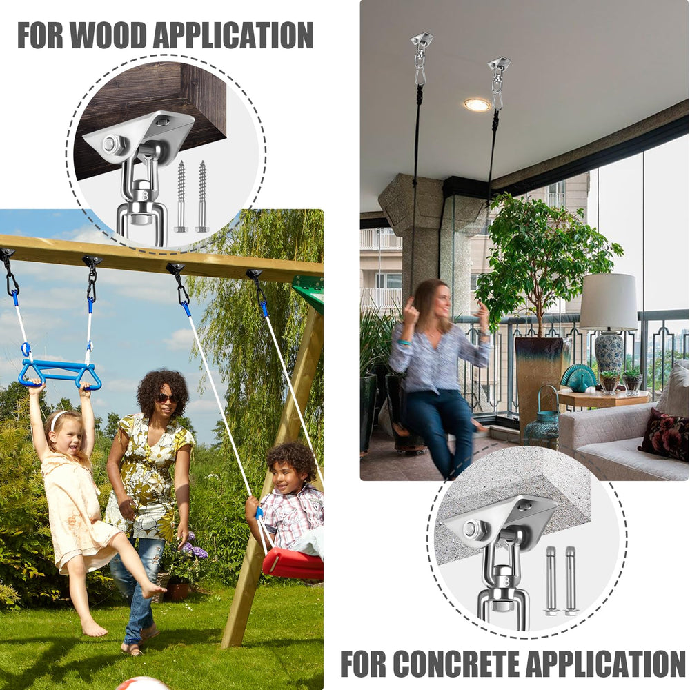 Jacnitad wooden screws provide strong attachment to wooden beams.