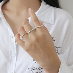 Jacruces sterling silver ring maintains shine and hypoallergenic comfort daily.