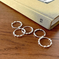 Jacruces sterling silver ring features hypoallergenic finish for sensitive skin