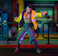 Jada David Martinez Cyberpunk Edgerunners 6-inch figure ideal for shelf display.