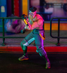 Jada David Martinez Cyberpunk Edgerunners collector packaging for display-worthy presentation.