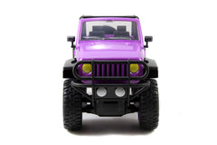 Jada Girlmazing Jeep Wrangler RC, 2-4GHz turbo boost for faster play.