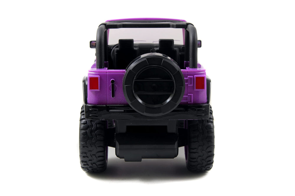 Jada Girlmazing Jeep Wrangler RC battery compartment shows power needs.