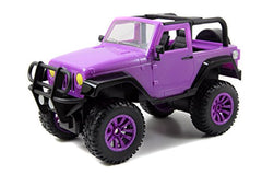 Jada Girlmazing Jeep Wrangler RC cockpit with adjustable seat for dolls.