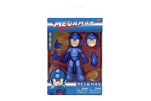 Jada Mega Man 4-inch action figure posed for dynamic display.