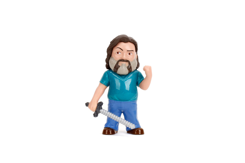 Jada Metalfigs 4-pack box image for gift-ready Minecraft fans.