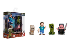 Jada Metalfigs Minecraft Steve figure for display and imaginative play.