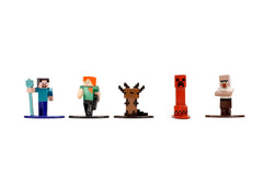 Jada Minecraft Nano Metalfigs 13 Snow Golem figure for wintry shelf display.