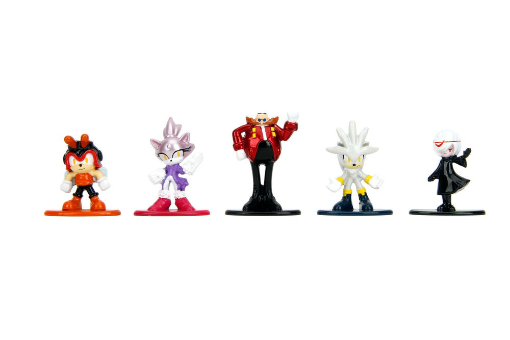 Jada Silver the Hedgehog nano metalfig compact for display sets