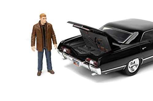 Jada Supernatural Impala opening doors detail with Dean figure