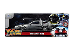 Jada Time Machine 1:24 die-cast body with premium construction for display.