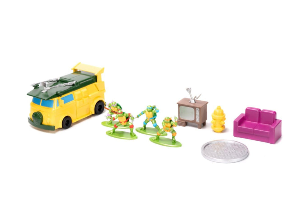 Jada Donatello figure completes the team for diorama storytelling
