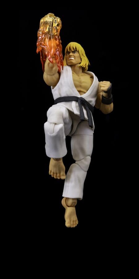 Jada Toys Ken Masters Player 2 premium collector packaging enhances display and gifting.