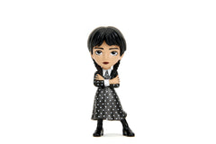 Jada Wednesday uniform frontview Metalfig for diorama-style displays.