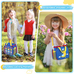 Jaffzora Dream Machine case front-pattern-pocket adds cute style for kids.