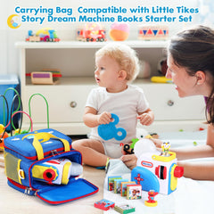 Jaffzora Dream Machine case sturdy-handle and detachable-strap for easy transport.