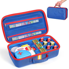 Jaffzora littletikes dream machine case blue top view secure organized storage on the go